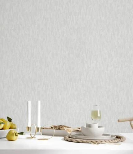Gray Embossed Wallpaper – Neutral Glittering (24108-1)
